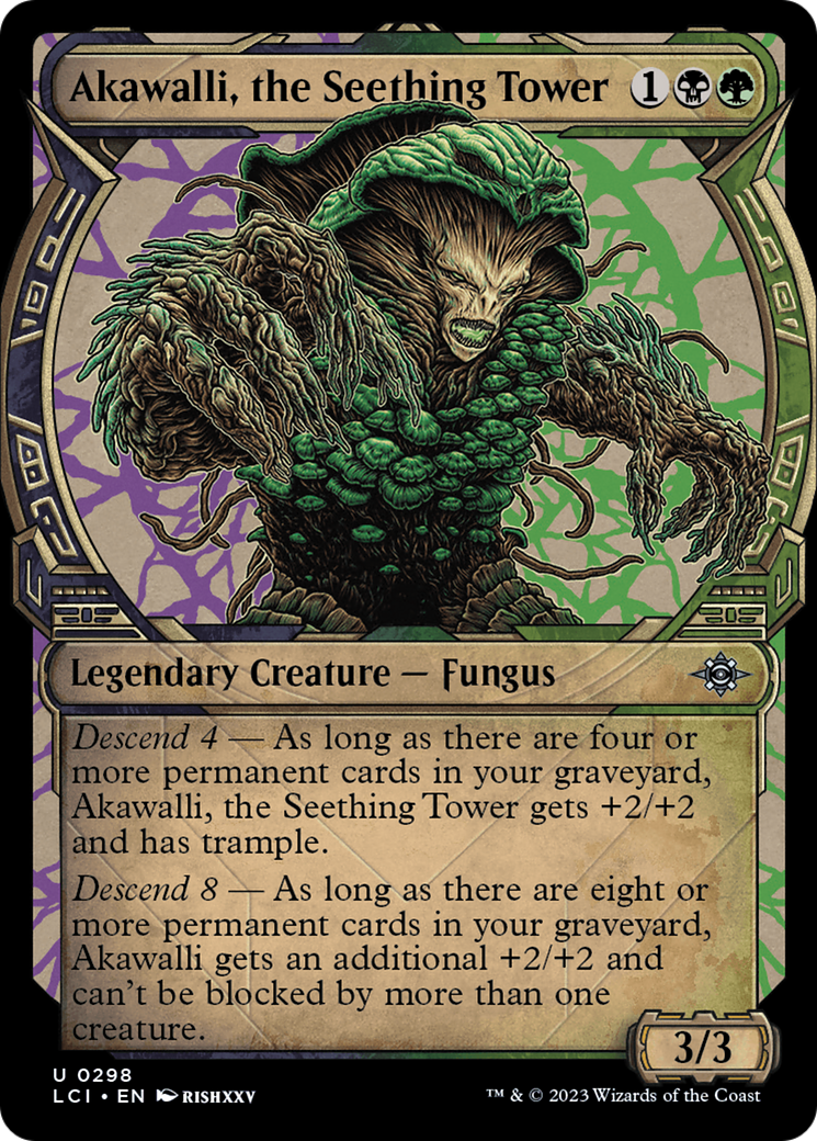 Akawalli, the Seething Tower (Showcase) [The Lost Caverns of Ixalan]-1