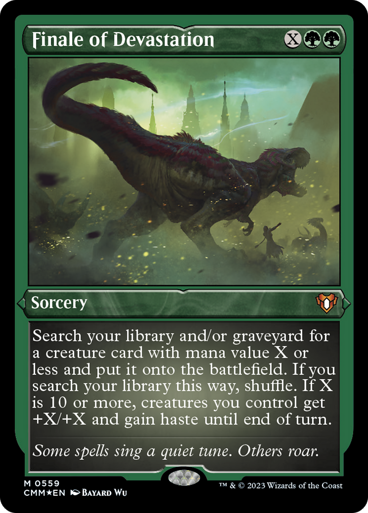 Finale of Devastation (CMM-559) - Commander Masters Etched Foil-1