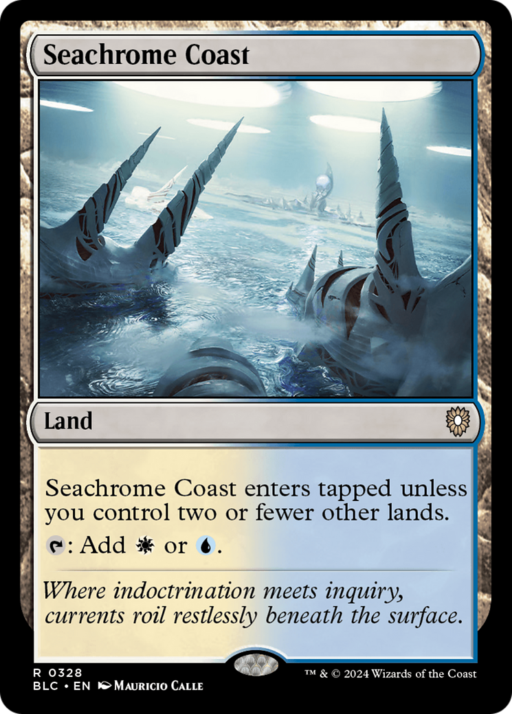 Seachrome Coast [Bloomburrow Commander]-1