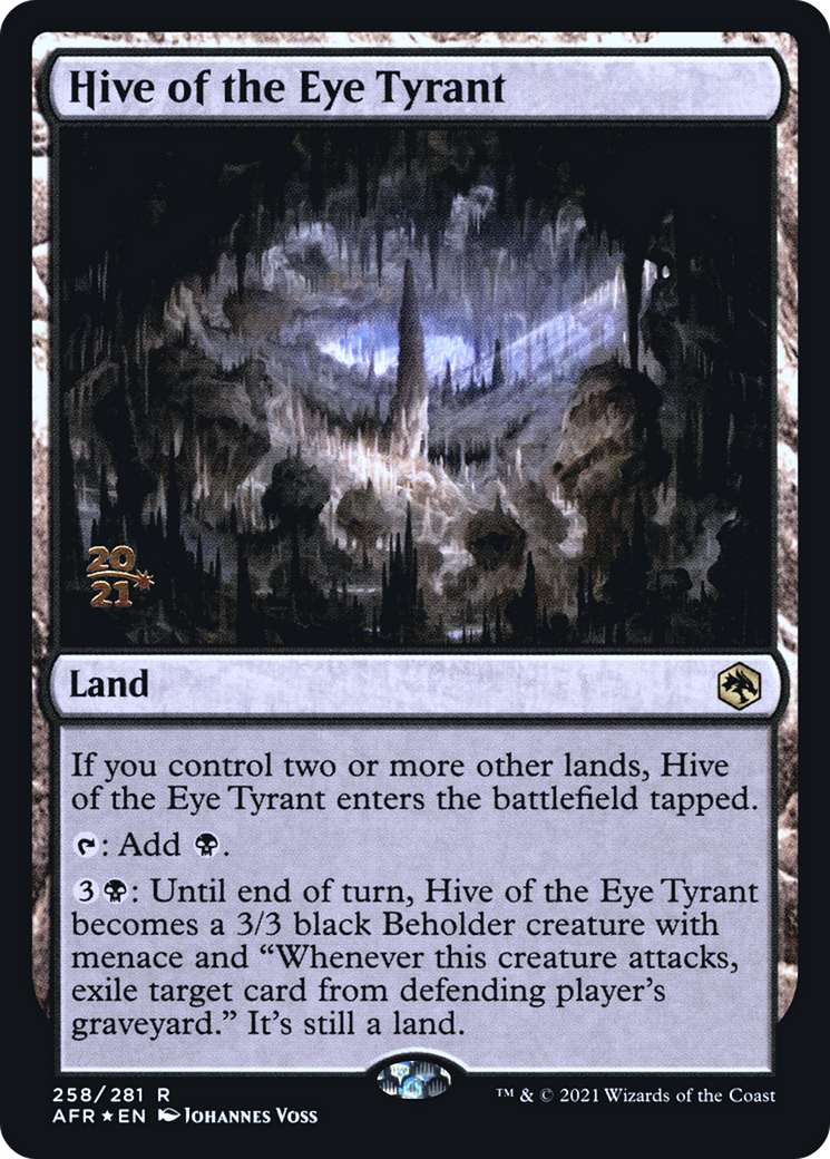 Hive of the Eye Tyrant [Dungeons & Dragons: Adventures in the Forgotten Realms Prerelease Promos]-1
