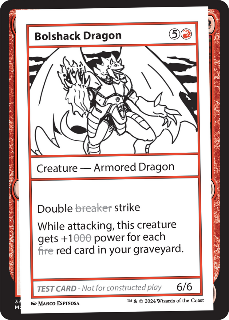 Bolshack Dragon [Mystery Booster 2 Playtest Cards]-1