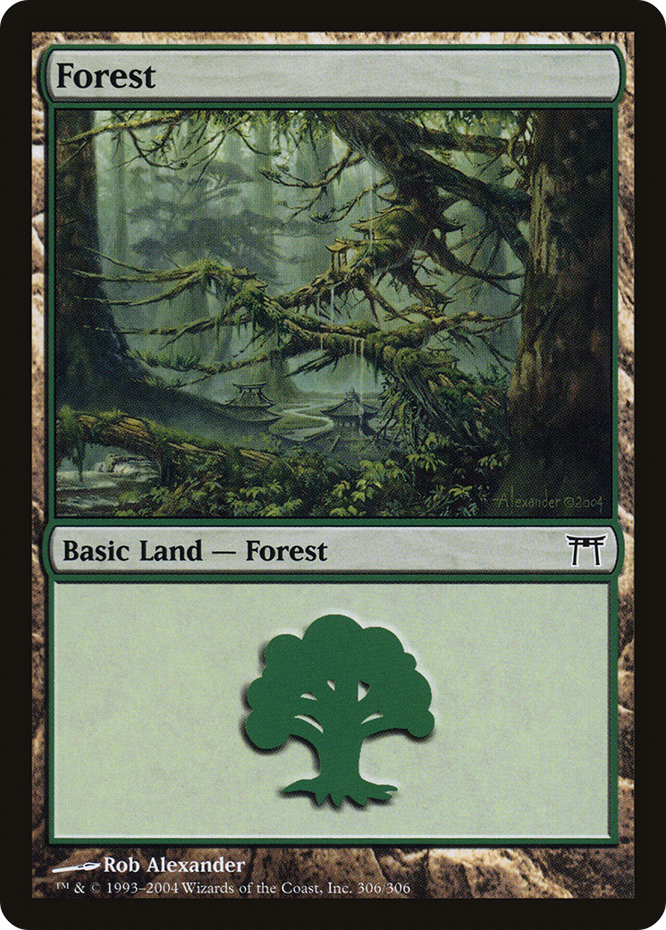 Forest (306) [Champions of Kamigawa]-1