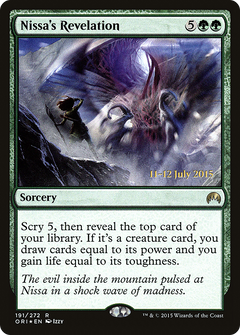 Nissa's Revelation [Magic Origins Prerelease Promos]-1