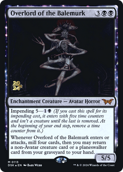 Overlord of the Balemurk [Duskmourn: House of Horror Prerelease Promos]-1
