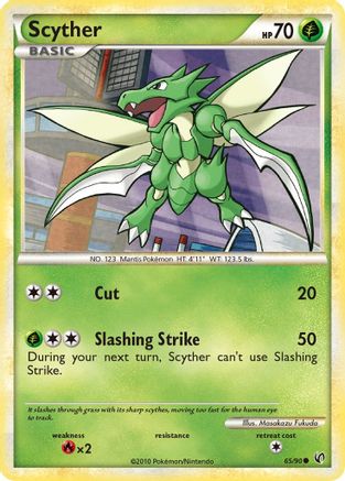 Scyther (65/90) [HeartGold & SoulSilver: Undaunted]-1