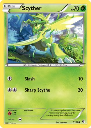 Scyther (7/149) [Black & White: Boundaries Crossed]-1