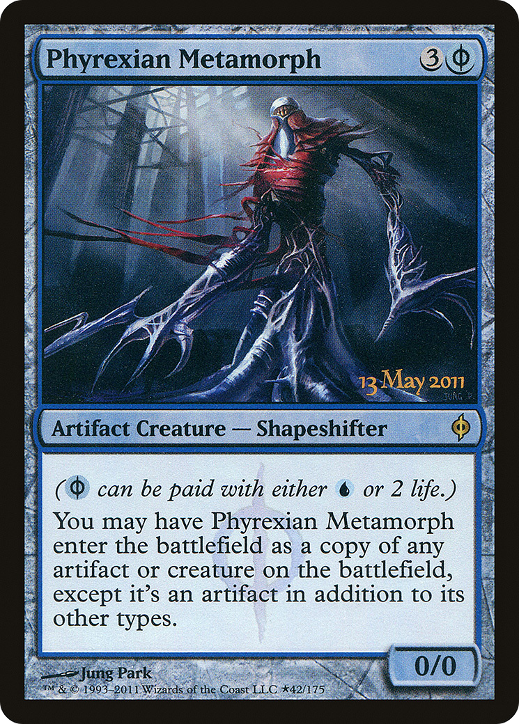Phyrexian Metamorph [New Phyrexia Prerelease Promos]-1