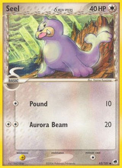 Seel (62/101) (Delta Species) [EX: Dragon Frontiers]-1