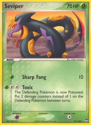 Seviper (23/108) (Stamped) [EX: Power Keepers]-1