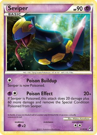 Seviper (51/95) [HeartGold & SoulSilver: Call of Legends]-1
