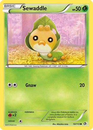 Sewaddle (10/113) [Black & White: Legendary Treasures]-1