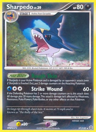 Sharpedo (37/132) [Diamond & Pearl: Secret Wonders]-1