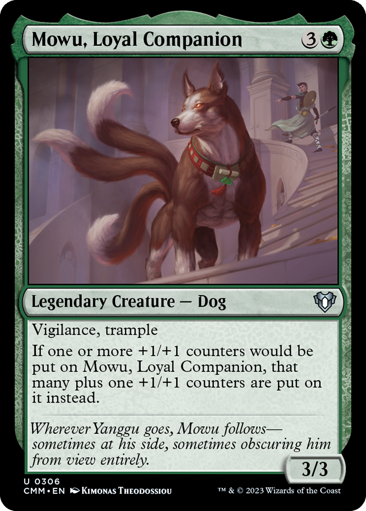 Mowu, Loyal Companion [Commander Masters]-1