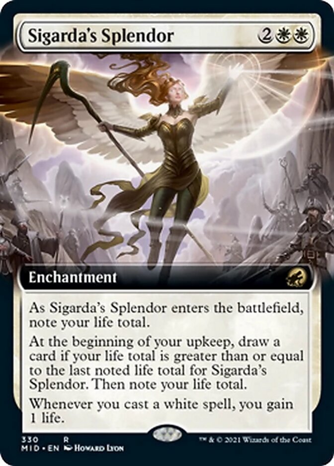 Sigarda's Splendor (Extended Art) [Innistrad: Midnight Hunt]-1