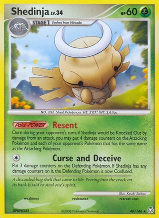 Shedinja (40/146) [Diamond & Pearl: Legends Awakened]-1