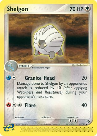 Shelgon (42/97) [EX: Dragon]-1