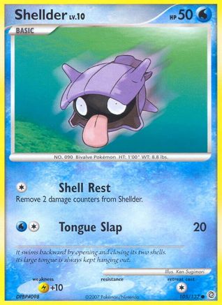 Shellder (105/132) [Diamond & Pearl: Secret Wonders]-1