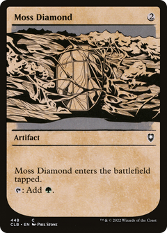 Moss Diamond (Showcase) [Commander Legends: Battle for Baldur's Gate]-1
