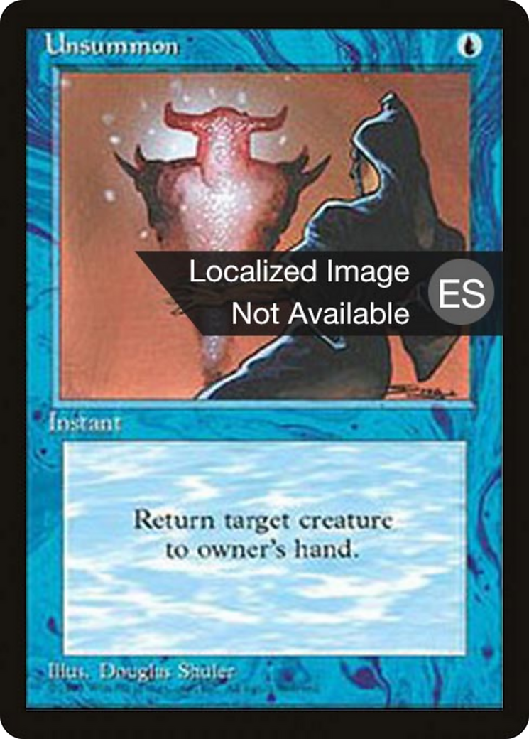 Unsummon [Fourth Edition Foreign Black Border]-1
