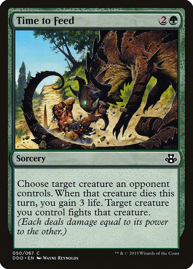 Time to Feed [Duel Decks: Elspeth vs. Kiora]-1