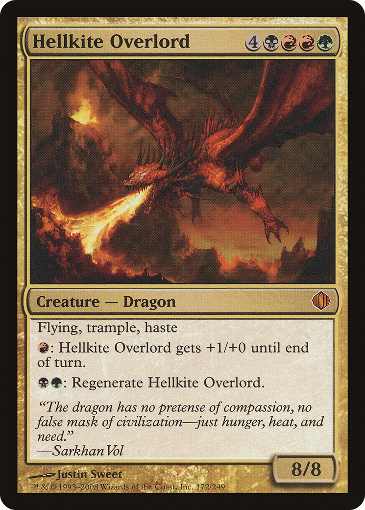 Hellkite Overlord [Shards of Alara]-1