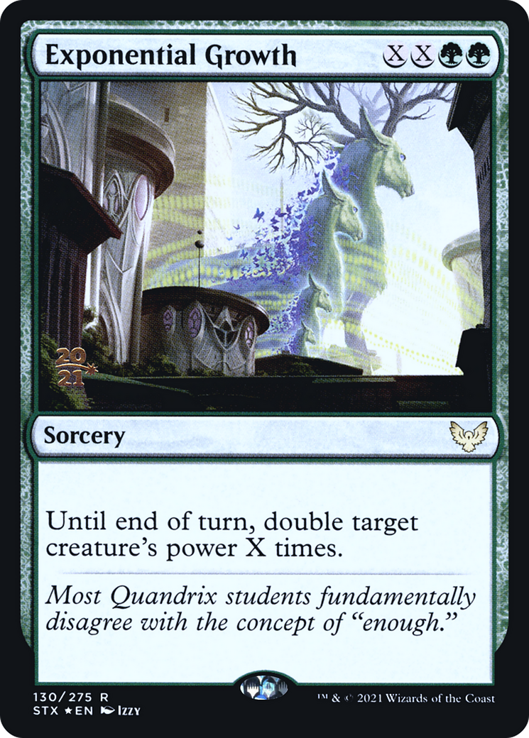 Exponential Growth [Strixhaven: School of Mages Prerelease Promos]-1