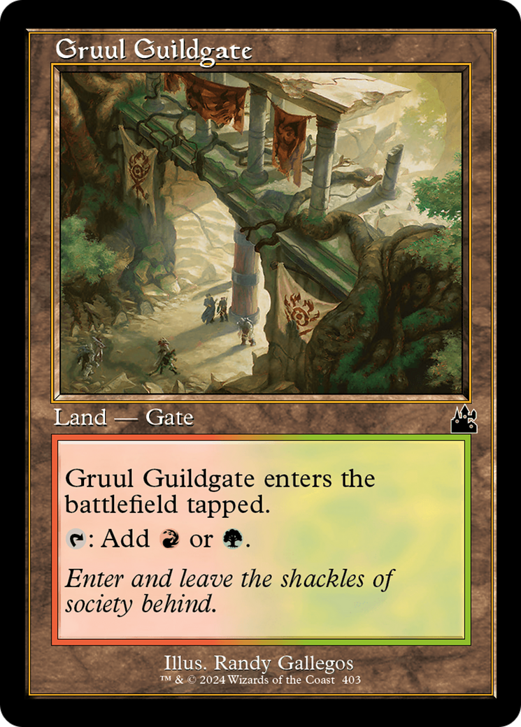 Gruul Guildgate (Retro Frame) [Ravnica Remastered]-1