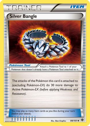 Silver Bangle (88/101) [Black & White: Plasma Blast]-1