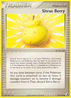Sitrus Berry (91/115) (Stamped) [EX: Unseen Forces]-1