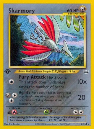 Skarmory (23/64) [Neo Revelation Unlimited]-1
