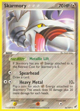Skarmory (26/107) (Stamped) [EX: Deoxys]-1