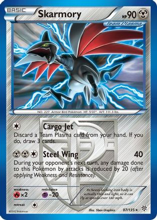 Skarmory (87/135) [Black & White: Plasma Storm]-1