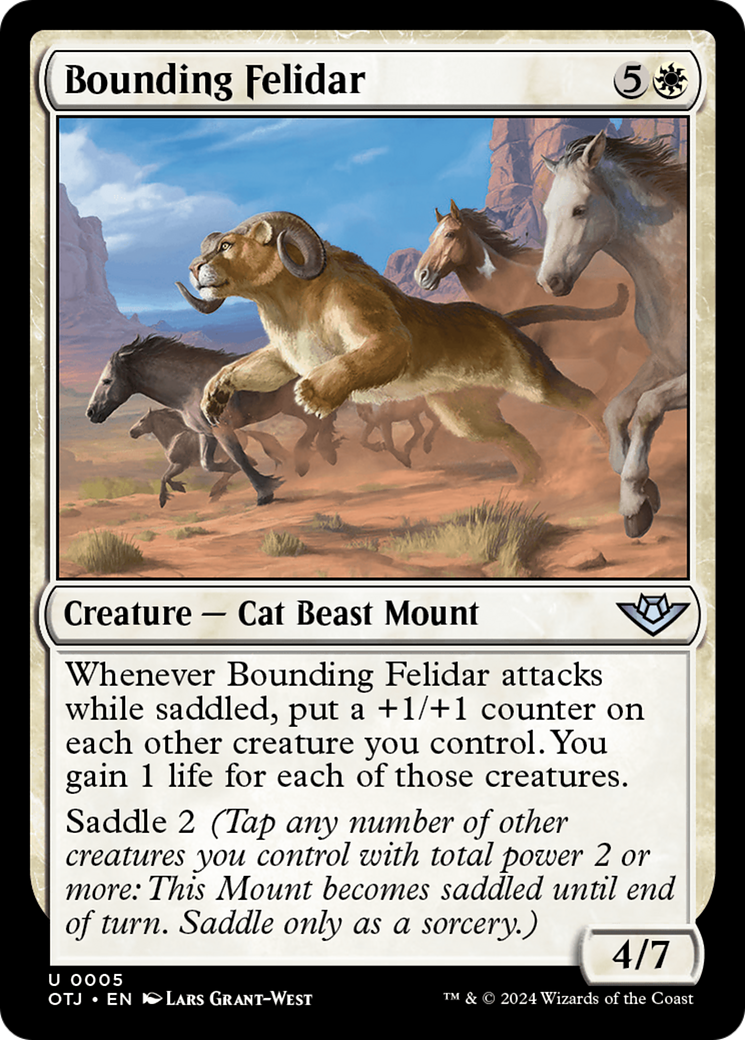 Bounding Felidar [Outlaws of Thunder Junction]-1