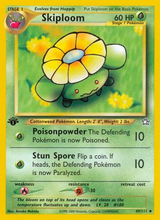 Skiploom (49/111) [Neo Genesis 1st Edition]-1
