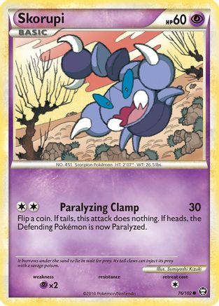 Skorupi (76/102) [HeartGold & SoulSilver: Triumphant]-1