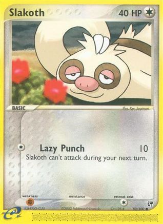 Slakoth (80/100) [EX: Sandstorm]-1
