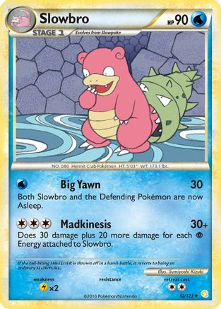 Slowbro (52/123) [HeartGold & SoulSilver: Base Set]-1