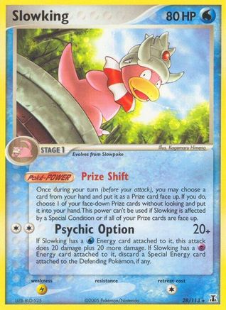 Slowking (28/113) (Stamped) [EX: Delta Species]-1