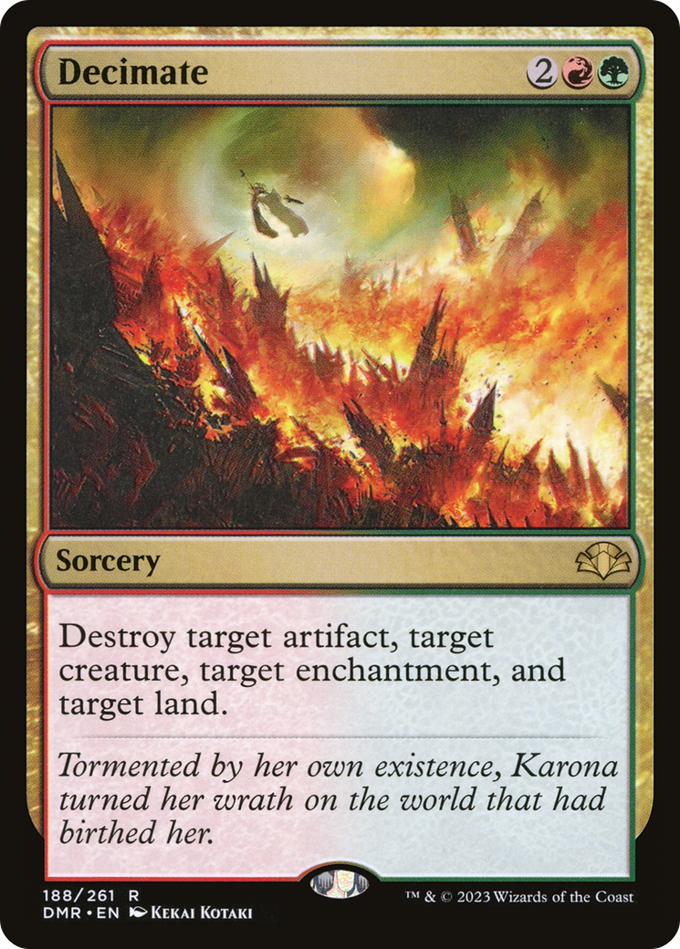 Decimate [Dominaria Remastered]-1