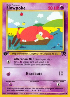 Slowpoke (67/82) [Team Rocket 1st Edition]-1