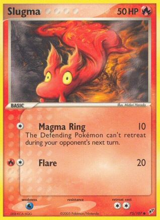 Slugma (75/107) (Stamped) [EX: Deoxys]-1