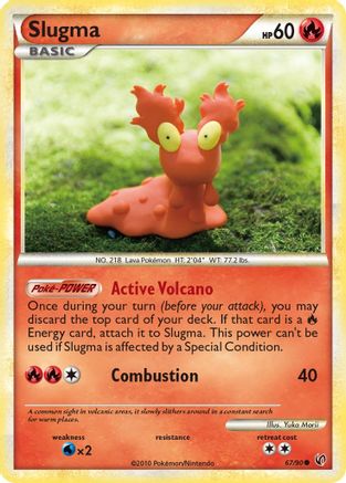 Slugma (67/90) [HeartGold & SoulSilver: Undaunted]-1