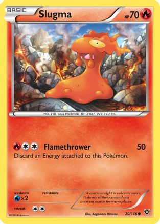 Slugma (20/146) [XY: Base Set]-1