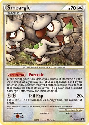 Smeargle (8/90) [HeartGold & SoulSilver: Undaunted]-1