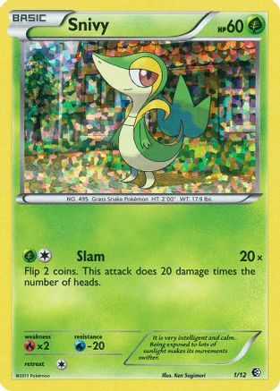 Snivy (1/12) [McDonald's Promos: 2011 Collection]-1