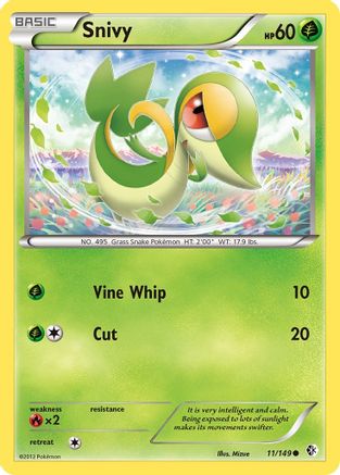 Snivy (11/149) [Black & White: Boundaries Crossed]-1