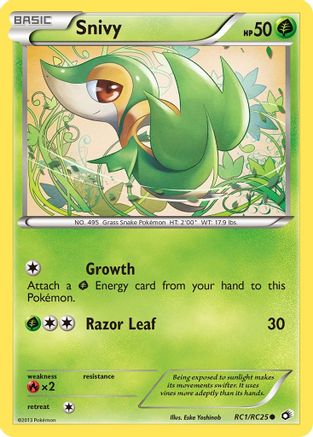 Snivy (RC1/RC25) [Black & White: Legendary Treasures]-1