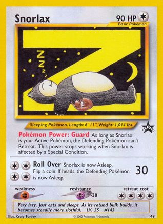 Snorlax (49) [Wizards of the Coast: Black Star Promos]-1