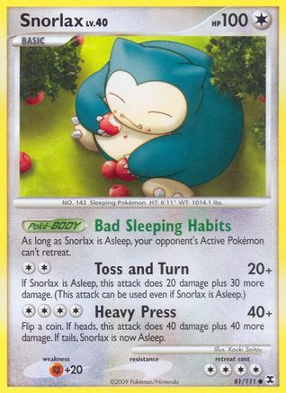 Snorlax (81/111) [Platinum: Rising Rivals]-1