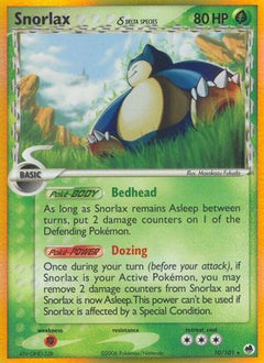 Snorlax (10/101) (Delta Species) (Stamped) [EX: Dragon Frontiers]-1